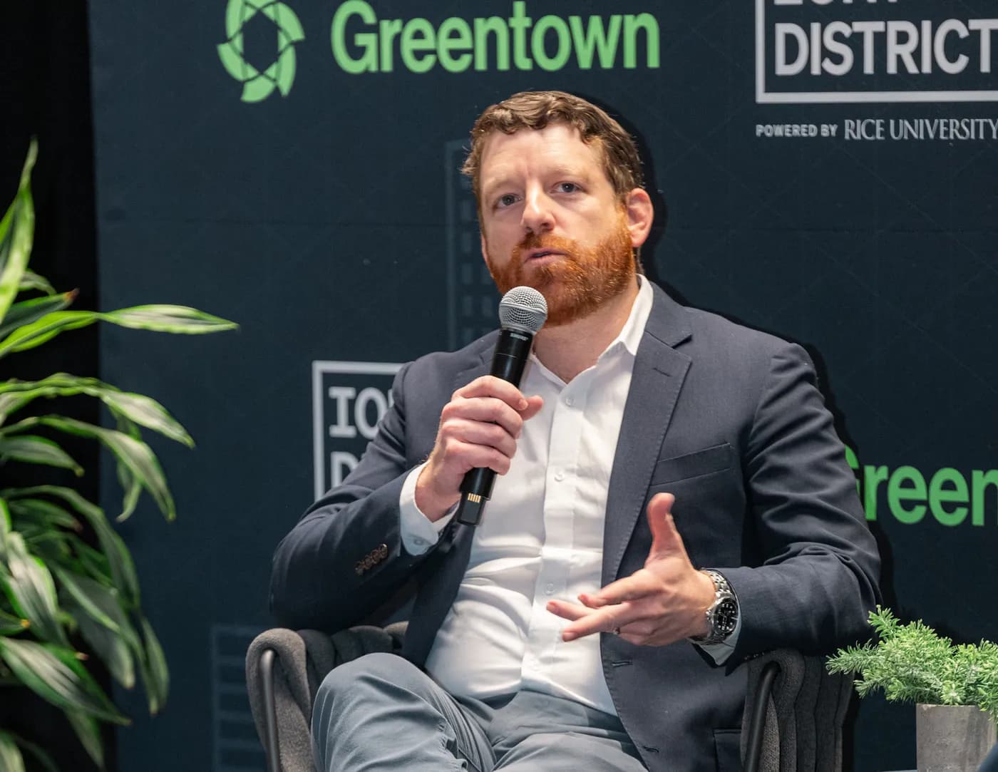 Tim Latimer, CEO of Fervo Energy, speaking at Houston Climatetech Summit 2026